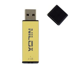 Nilox Pendrive unità flash USB 4 GB USB tipo A 2.0 Giallo