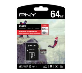 PNY Elite 64 GB MicroSD UHS-I Classe 10