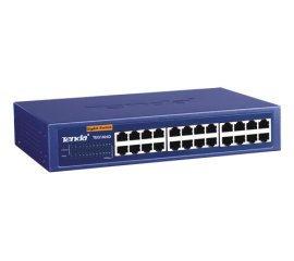 Tenda 24-port Gigabit Ethernet Switch Non gestito Blu