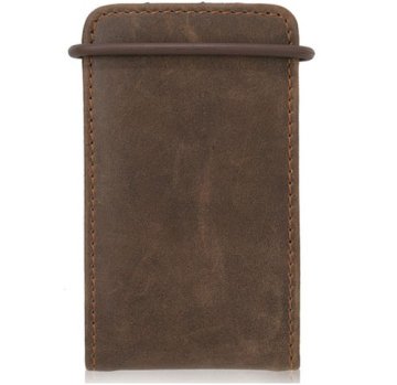 XtremeMac Brown MicroWallet Leather for iPod nano