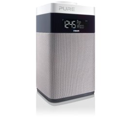 Pure Pop Midi with Bluetooth Portatile Digitale Nero, Argento, Bianco