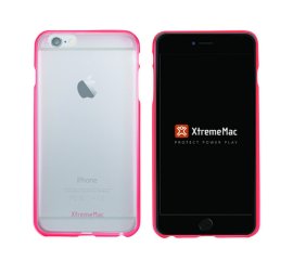 XtremeMac IPP-MA6P-73 custodia per cellulare 14 cm (5.5") Cover Rosso, Trasparente