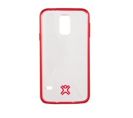 XtremeMac Microshield Accent custodia per cellulare 12,9 cm (5.1") Cover Rosso, Trasparente
