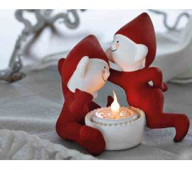 Sirius Home Elf Clumsy & Nosy Figura luminosa decorativa Rosso, Bianco 1 lampada(e) LED
