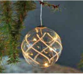 Sirius Home Vein Ball Figura luminosa decorativa Trasparente 10 lampada(e) LED