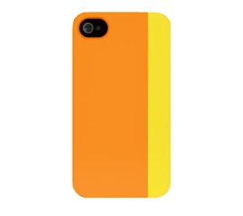 XtremeMac Microshield Slice custodia per cellulare Cover Arancione, Giallo
