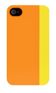 XtremeMac Microshield Slice custodia per cellulare Cover Arancione, Giallo