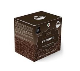 Gocce di caffè Conf 10capsule caffe'compatib Nespresso ROBUSTO