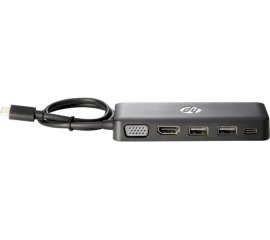 HP USB-C Travel HUB USB 3.2 Gen 1 (3.1 Gen 1) Type-C Nero