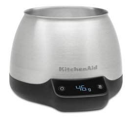 KitchenAid KCG0799SX bilancia da cucina Acciaio inossidabile Superficie piana Bilancia da cucina elettronica