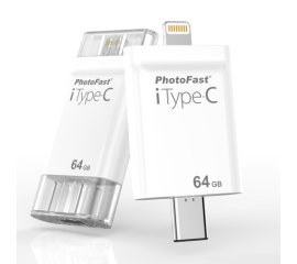 Photofast iTypeC unità flash USB 64 GB USB Type-C / Lightning 3.2 Gen 1 (3.1 Gen 1) Bianco