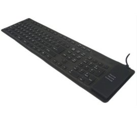 Mediacom Soft Keyboard tastiera USB + PS/2 Nero