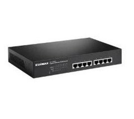 Edimax GS-1008PH switch di rete Gigabit Ethernet (10/100/1000) Supporto Power over Ethernet (PoE) Nero