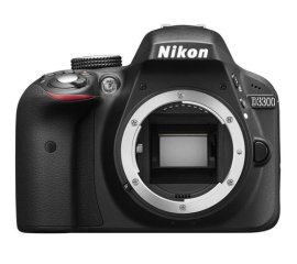 Nikon D3300 Corpo della fotocamera SLR 24,2 MP CMOS 6000 x 4000 Pixel Nero