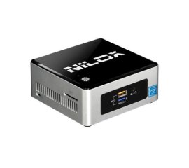 Nilox DCNXNUC4GB500 PC/stazione di lavoro Intel® Celeron® N3050 4 GB DDR3L-SDRAM 500 GB HDD Mini PC Nero, Grigio