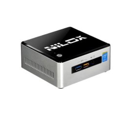 Nilox I3NXNUC4GB500 PC/stazione di lavoro Intel® Core™ i3 i3-5010U 4 GB DDR3L-SDRAM 500 GB HDD Mini PC Nero, Grigio