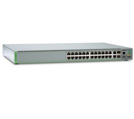 Allied Telesis AT-8100S/24 Gestito L3 Gigabit Ethernet (10/100/1000) Verde, Grigio