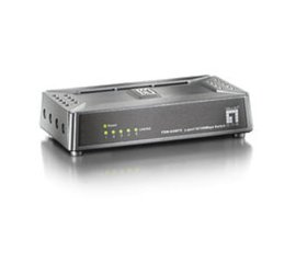 LevelOne FSW-0508TX switch di rete Non gestito Fast Ethernet (10/100) Nero, Grigio