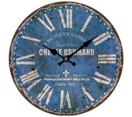 Funny desk 13170 orologio da parete Orologio da parete in quarzo Cerchio Blu