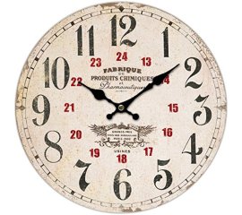 Funny desk 13173A orologio da parete Orologio da parete in quarzo Cerchio Grigio