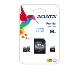 ADATA Premier SDHC UHS-I U1 Class10 8GB Classe 10