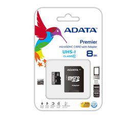 ADATA Premier microSDHC UHS-I U1 Class10 8GB Classe 10