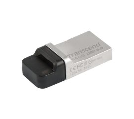 Transcend JetFlash 880 OTG 64GB unità flash USB USB Type-A / Micro-USB 3.2 Gen 1 (3.1 Gen 1) Nero, Argento