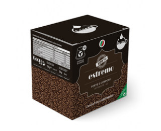 Gocce di caffè Conf 10capsule caffe'compatib Nespresso ESTREMO