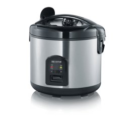 Severin RK 2425 cuoci riso 3 L 650 W Nero, Stainless steel