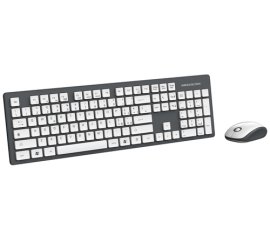 Mediacom Nx959 tastiera Mouse incluso RF Wireless Grigio, Bianco