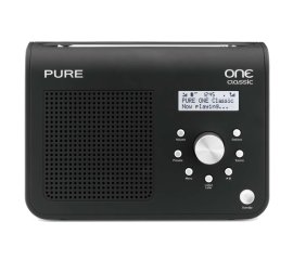 Pure ONE Classic Series II Black Portatile Digitale Bianco