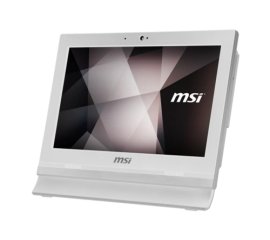 MSI Pro 16T 7M-005XEU Intel® Celeron® 3865U 39,6 cm (15.6") 1366 x 768 Pixel Touch screen 4 GB DDR4-SDRAM 500 GB HDD PC All-in-one FreeDOS Wi-Fi 5 (802.11ac) Bianco