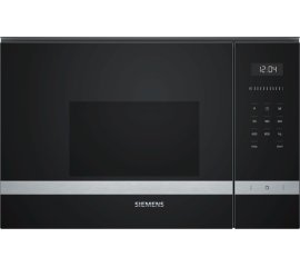 Siemens BF525LMS0 forno a microonde Da incasso Solo microonde 20 L 800 W Nero, Stainless steel