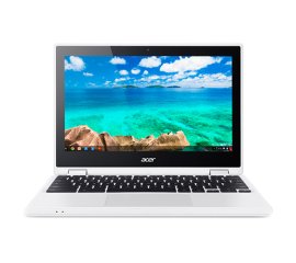 Acer Chromebook R 11 CB5-132T-C70U 29,5 cm (11.6") Touch screen HD Intel® Celeron® N3160 4 GB DDR3L-SDRAM 32 GB Flash Wi-Fi 5 (802.11ac) ChromeOS Nero, Bianco