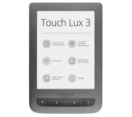 Pocketbook Touch Lux 3 lettore e-book Touch screen 4 GB Wi-Fi Grigio