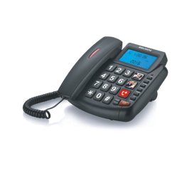New Majestic PHF-BILLY-200 Telefono analogico Identificatore di chiamata Nero