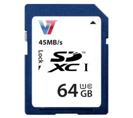 V7 SDXC Scheda di Memoria 64GB UHS-1