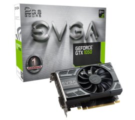 EVGA 02G-P4-6150-KR scheda video NVIDIA GeForce GTX 1050 2 GB GDDR5