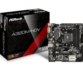 Asrock A320M-HDV AMD A320 Socket AM4 micro ATX