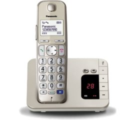 Panasonic KX-TGE220JTN telefono Telefono DECT Identificatore di chiamata Champagne