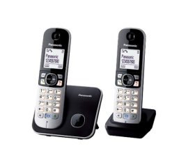 Panasonic KX-TG6812 Telefono DECT Identificatore di chiamata Nero, Grigio