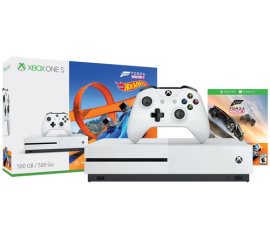 Microsoft Bundle Xbox One S 500GB + Forza Horizon 3 + DLC Hot Wheels Wi-Fi Bianco