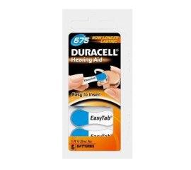 Duracell DA675N6 batteria per uso domestico Batteria monouso Zinco-aria