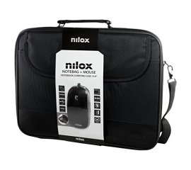 Nilox NXMOS2156BK borsa per laptop 39,6 cm (15.6") Custodia a tasca Nero