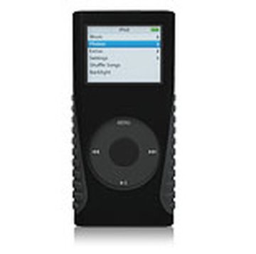 XtremeMac TuffWrap Accent for iPod nano 2G, Nero/Grey Nero Silicone