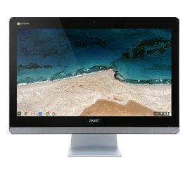 Acer Chromebase 24 CA24I Intel® Celeron® 3215U 60,5 cm (23.8") 1920 x 1080 Pixel Touch screen 4 GB DDR3L-SDRAM 16 GB SSD PC All-in-one ChromeOS Nero, Argento