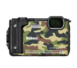 Nikon COOLPIX W300 1/2.3" Fotocamera compatta 16 MP CMOS 4608 x 3456 Pixel Nero, Mimetico