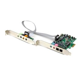 StarTech.com Scheda Audio interna PCI Express surround 7.1 canali - PCI Surround Sound Card a 24-bit , 192Khz