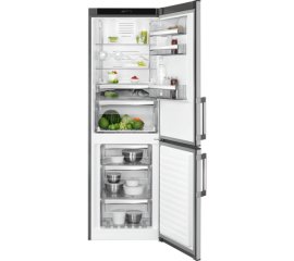 AEG RCB63327OX frigorifero con congelatore Libera installazione 298 L Argento, Stainless steel