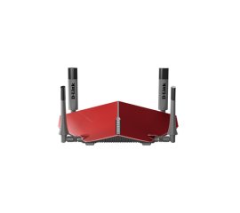 D-Link AC3150 router wireless Gigabit Ethernet Dual-band (2.4 GHz/5 GHz) Grigio, Rosso